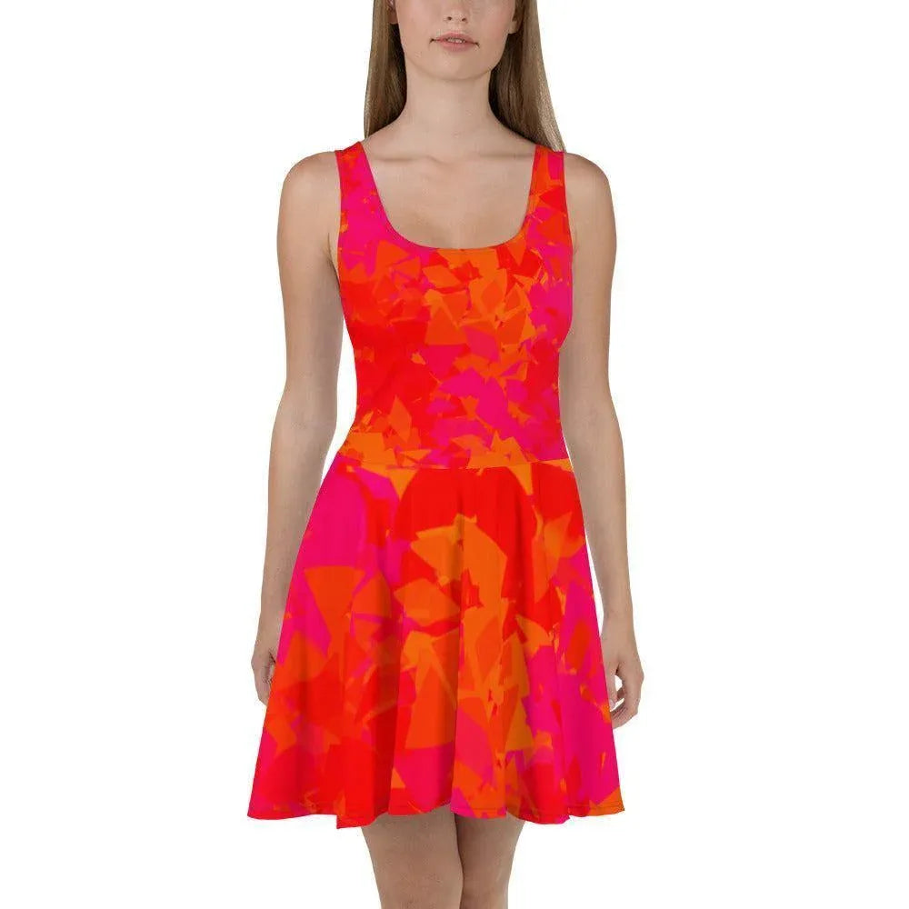 red-crystal-skater-kleid-skater-kleid-jlr-design-2 - JLR Design