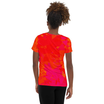 red-crystal-sport-t-shirt-fur-damen-sport-t-shirt-jlr-design-2 - JLR Design