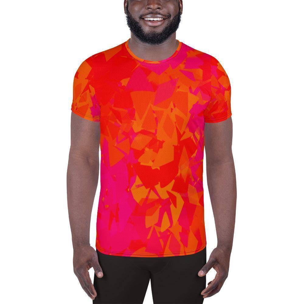 red-crystal-sport-t-shirt-fur-herren-sport-t-shirt-jlr-design-1 - JLR Design