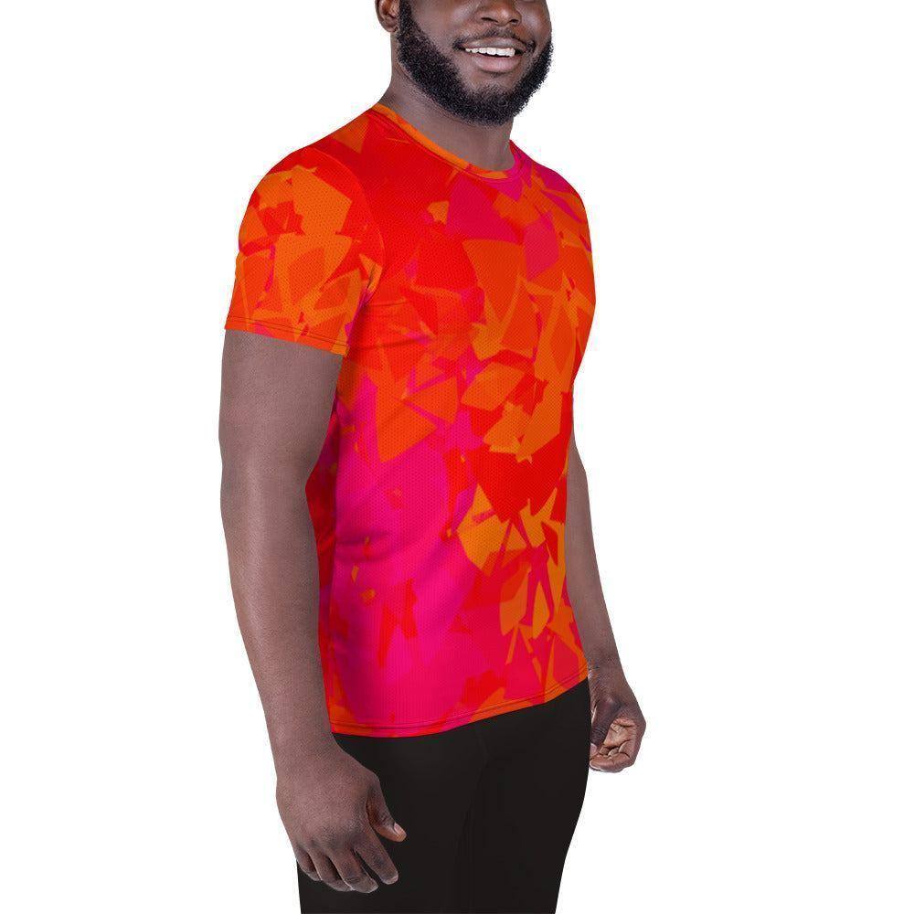 red-crystal-sport-t-shirt-fur-herren-sport-t-shirt-jlr-design-3 - JLR Design