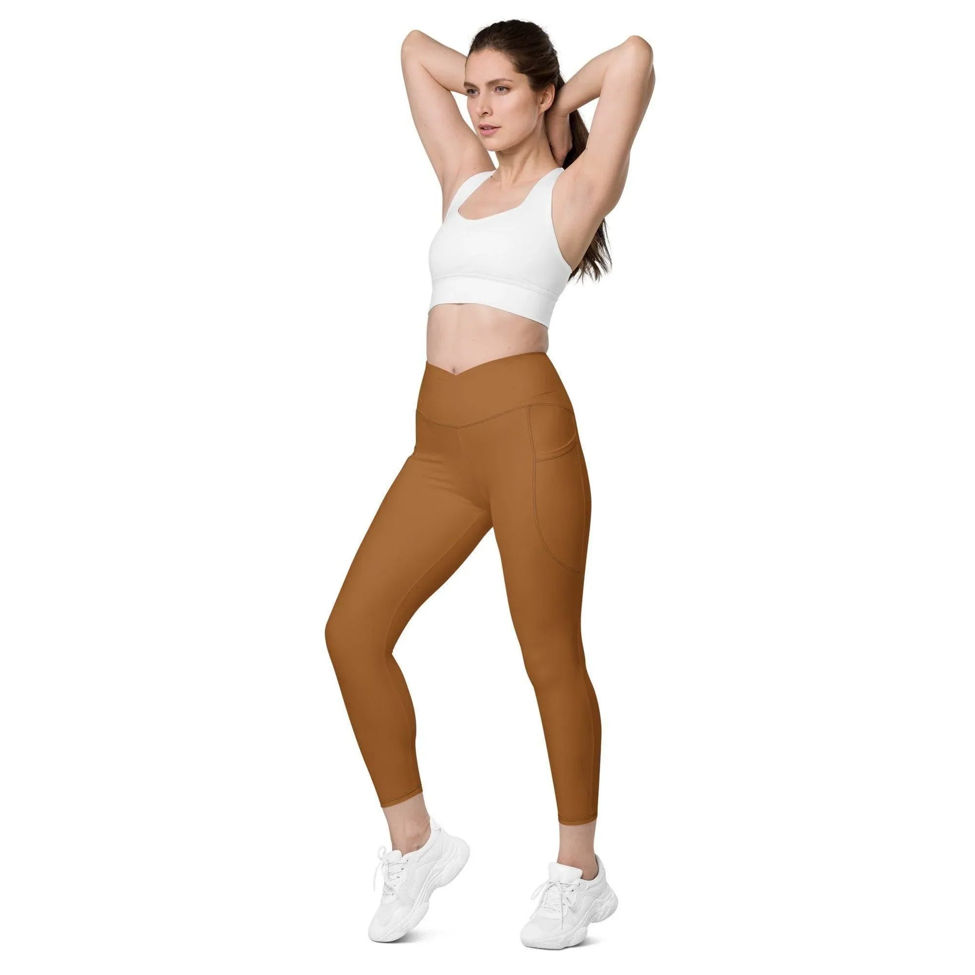 rich-gold-damen-v-bund-leggings-mit-taschen-v-bund-leggings-jlr-design-9 - JLR Design