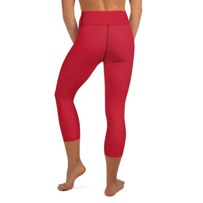 rote-damen-yoga-capri-leggings-yoga-capri-leggings-jlr-design-4 - JLR Design
