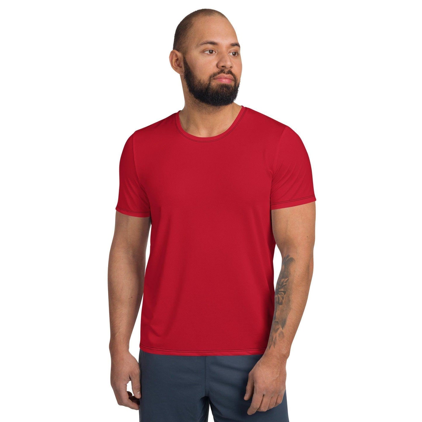 rotes-sport-t-shirt-fur-herren-sport-t-shirt-jlr-design-1 - JLR Design