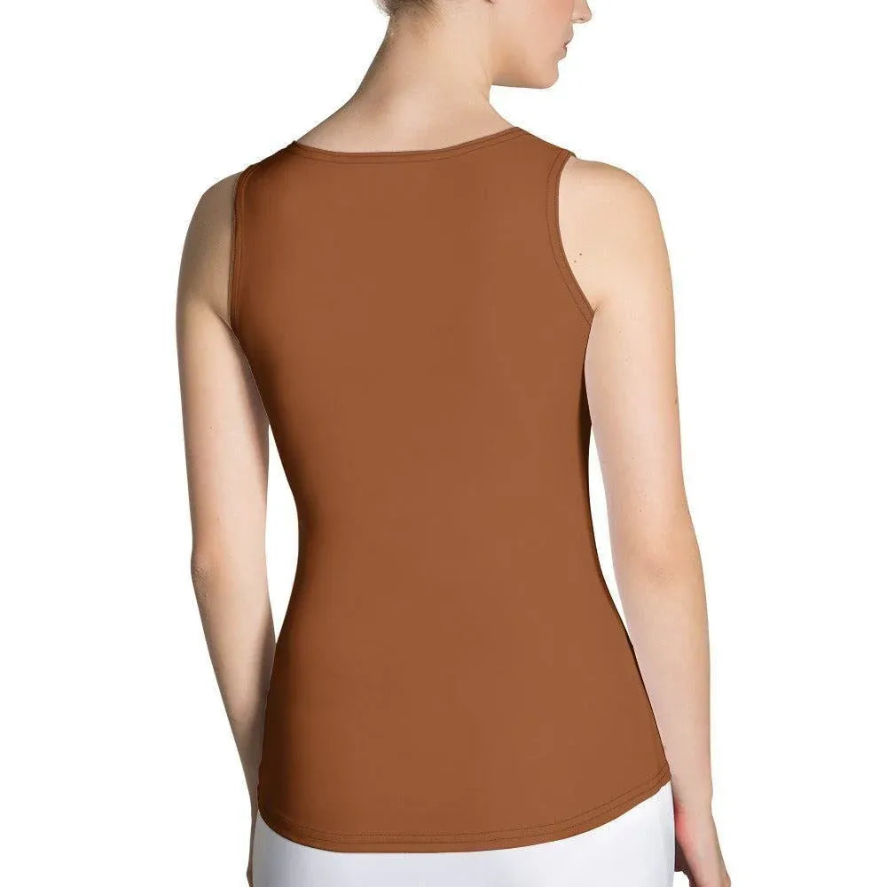 saddle-brown-damen-tank-top-tank-top-jlr-design-2 - JLR Design