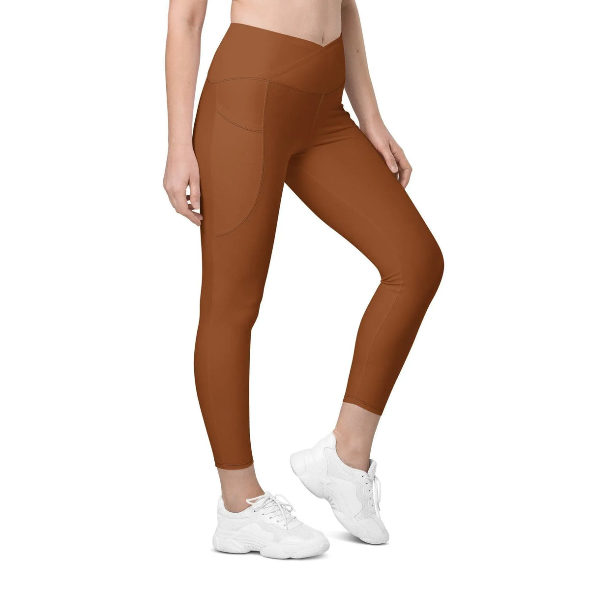 saddle-brown-damen-v-bund-leggings-mit-taschen-v-bund-leggings-jlr-design-jlr-design-de-2 - JLR Design