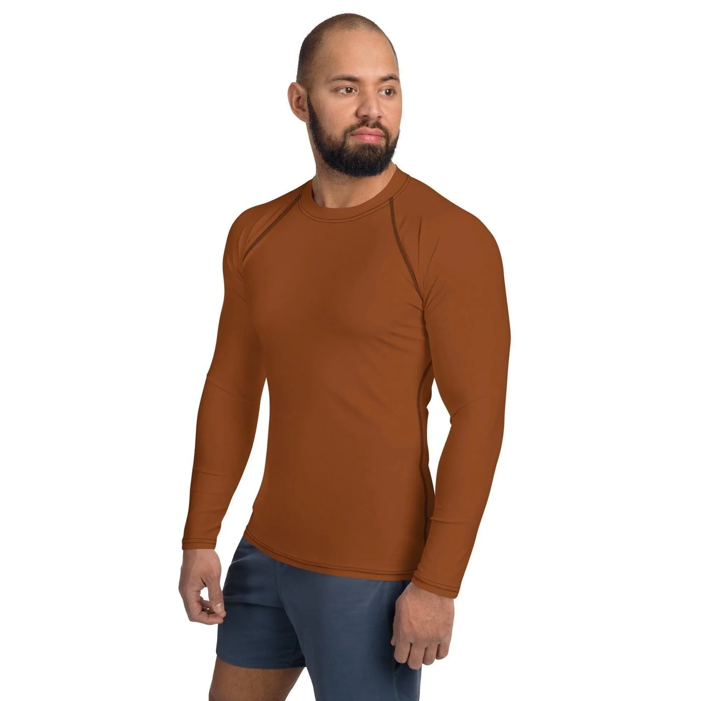 saddle-brown-herren-rash-guard-rash-guard-jlr-design-4 - JLR Design