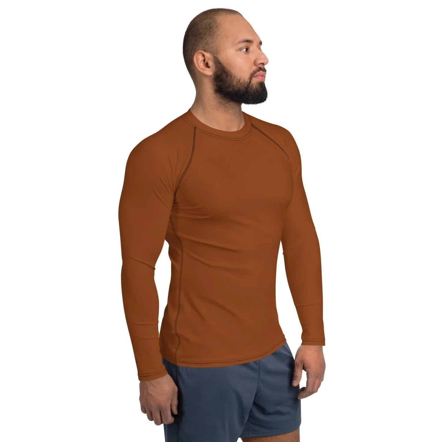 saddle-brown-herren-rash-guard-rash-guard-jlr-design-7 - JLR Design