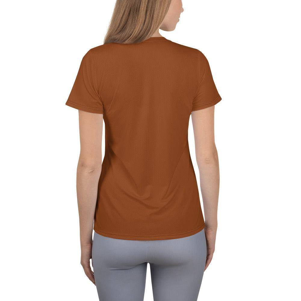saddle-brown-sport-t-shirt-fur-damen-sport-t-shirt-jlr-design-2 - JLR Design