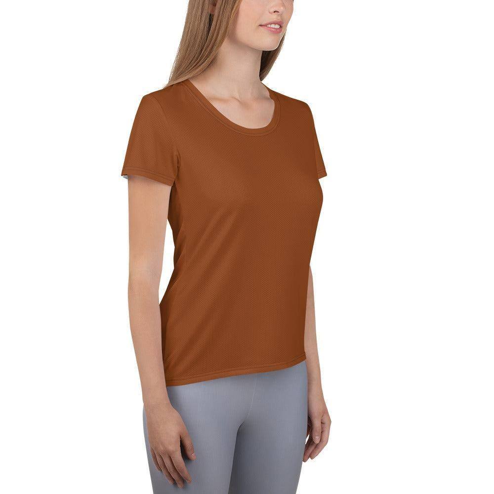 saddle-brown-sport-t-shirt-fur-damen-sport-t-shirt-jlr-design-3 - JLR Design