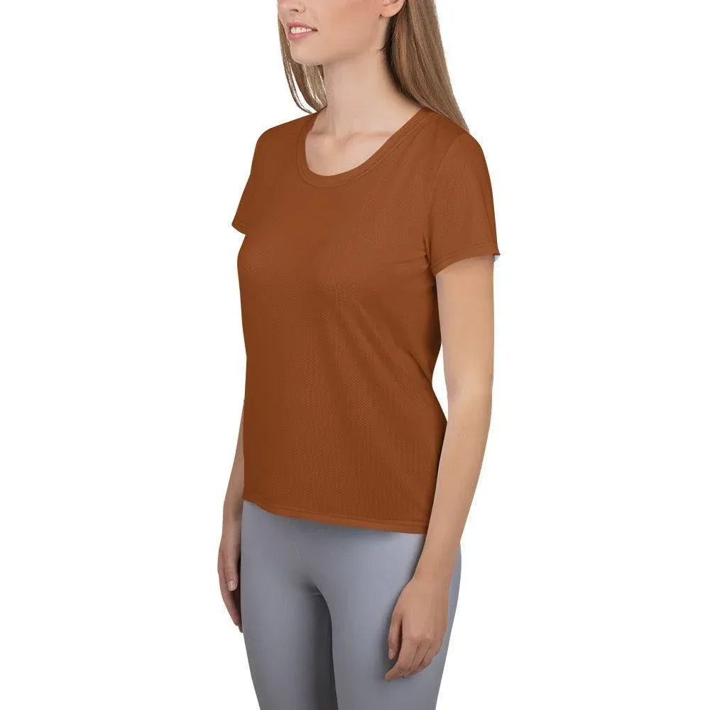 saddle-brown-sport-t-shirt-fur-damen-sport-t-shirt-jlr-design-4 - JLR Design