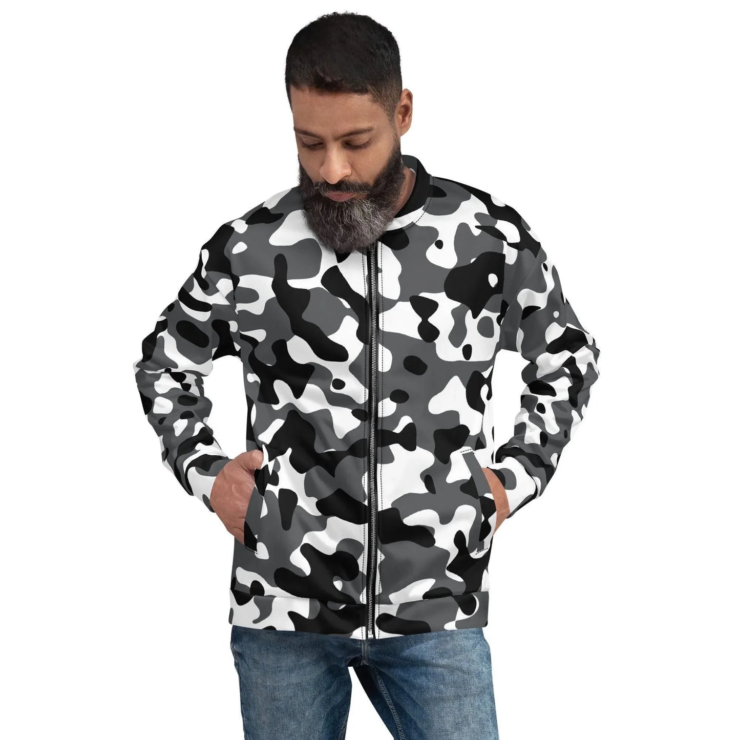 schwarz-grau-weiss-camouflage-bomberjacke-bomberjacke-jlr-design-2 - JLR Design