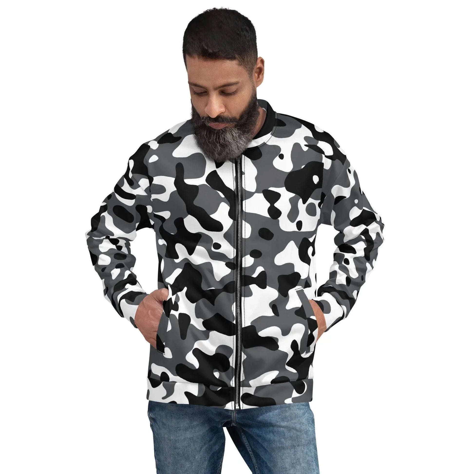schwarz-grau-weiss-camouflage-bomberjacke-bomberjacke-jlr-design-2 - JLR Design