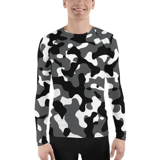 schwarz-grau-weiss-camouflage-herren-rash-guard-rash-guard-jlr-design-1 - JLR Design