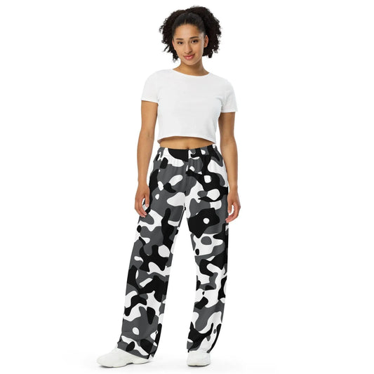 schwarz-grau-weiss-camouflage-hose-mit-weitem-bein-hose-mit-weitem-bein-jlr-design-1 - JLR Design