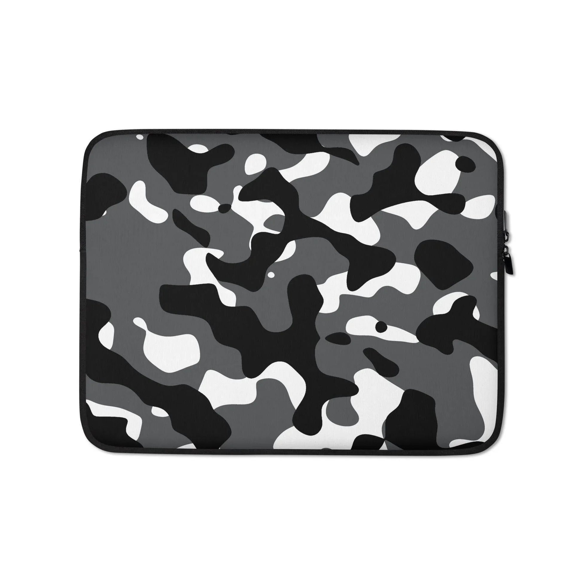 schwarz-grau-weiss-camouflage-laptoptasche-laptoptasche-jlr-design-2 - JLR Design