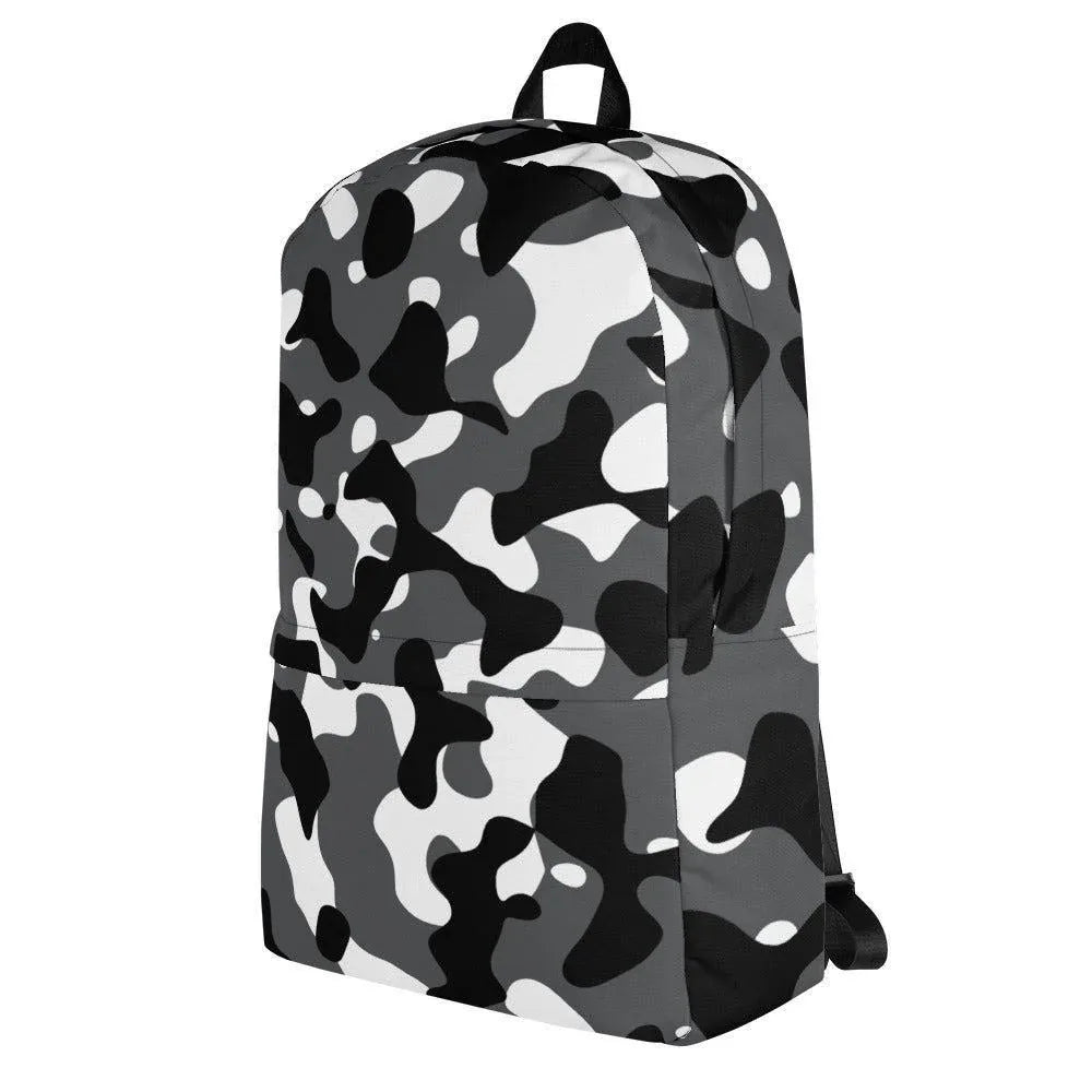 schwarz-grau-weiss-camouflage-mittelgrosser-rucksack-rucksack-jlr-design-2 - JLR Design