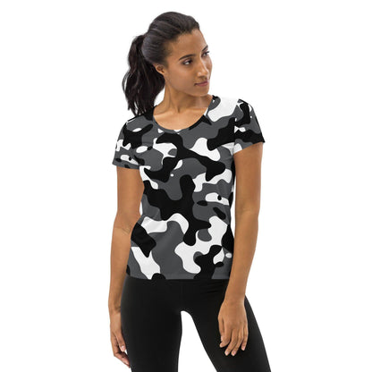 schwarz-grau-weiss-camouflage-sport-t-shirt-fur-damen-sport-t-shirt-jlr-design-1 - JLR Design
