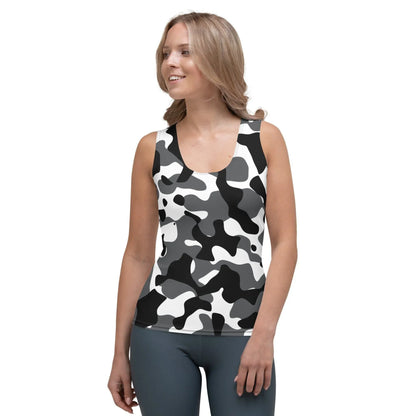 schwarz-grau-weiss-damen-tank-top-tank-top-jlr-design-1 - JLR Design