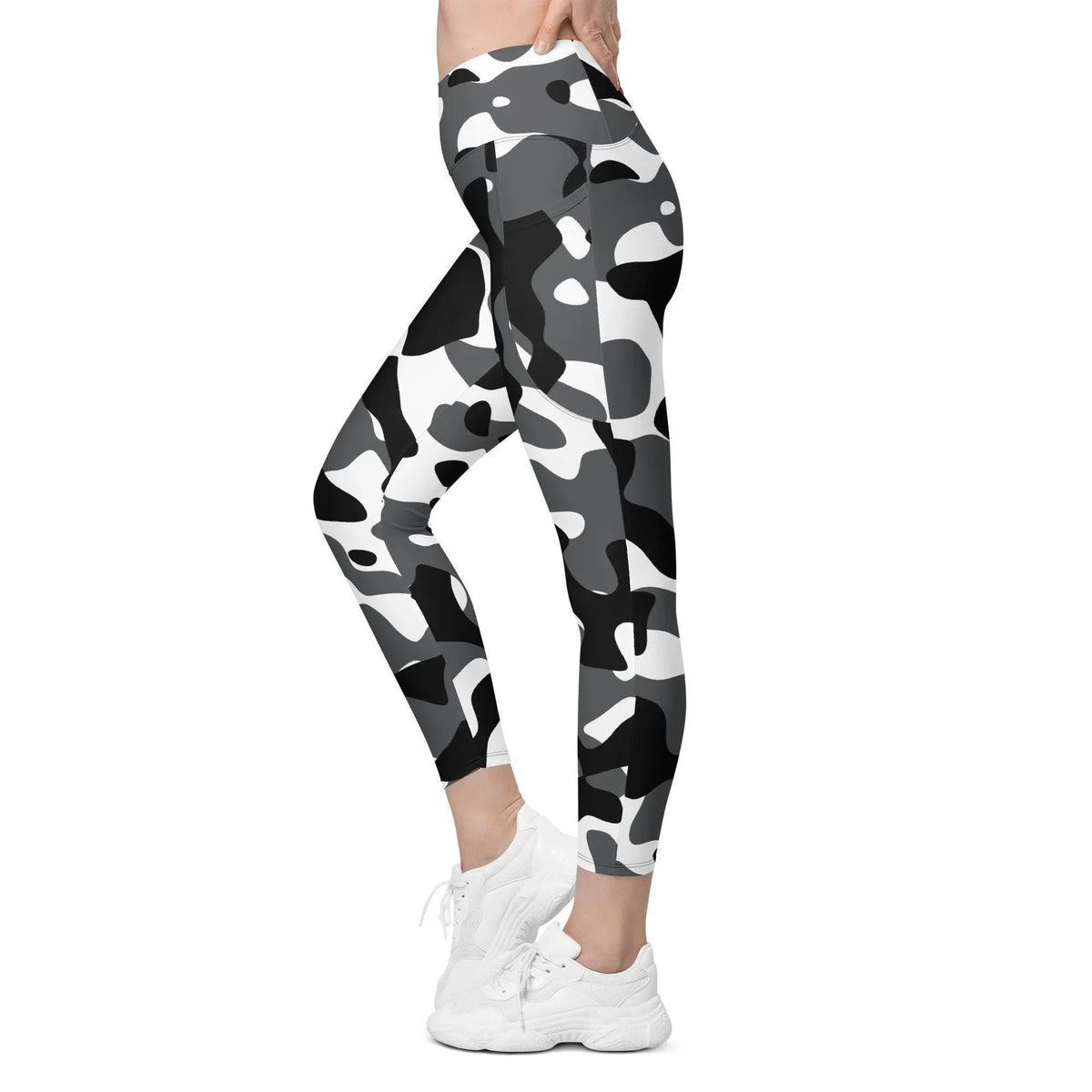 schwarz-grau-weiss-damen-v-bund-leggings-mit-taschen-v-bund-leggings-jlr-design-jlr-design-de-4 - JLR Design