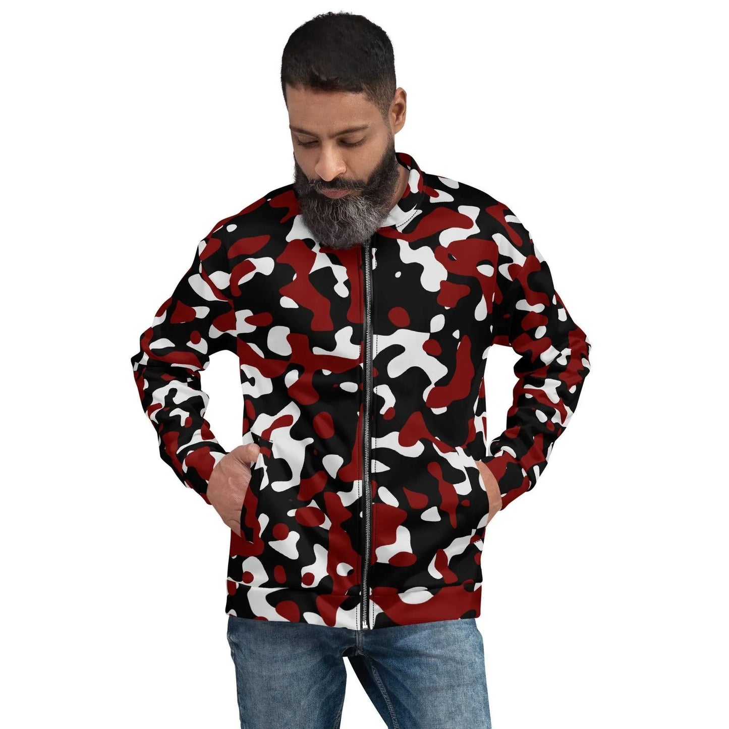 schwarz-rot-weiss-camouflage-bomberjacke-bomberjacke-jlr-design-2 - JLR Design