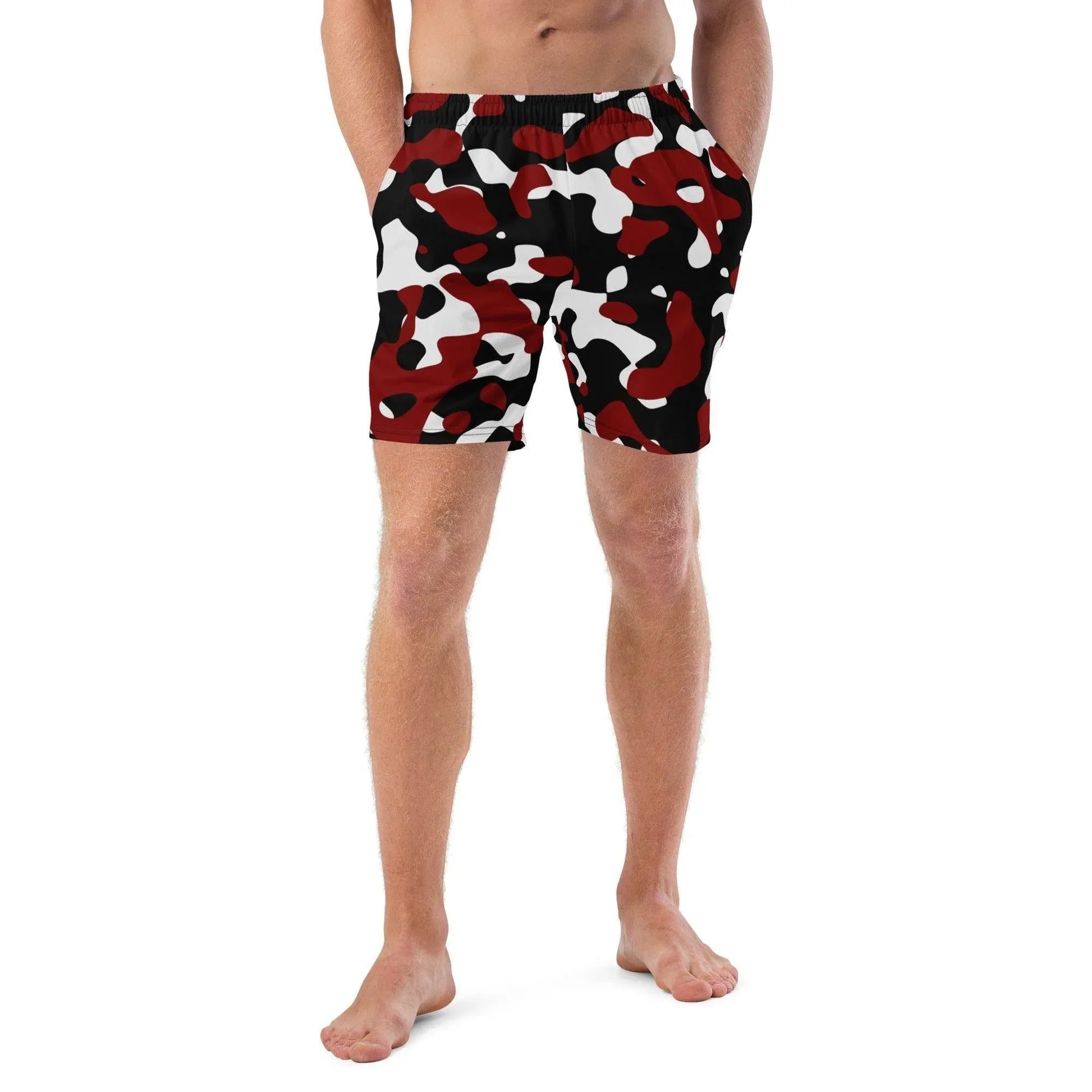schwarz-rot-weiss-camouflage-herren-badehosen-badehose-jlr-design-2 - JLR Design