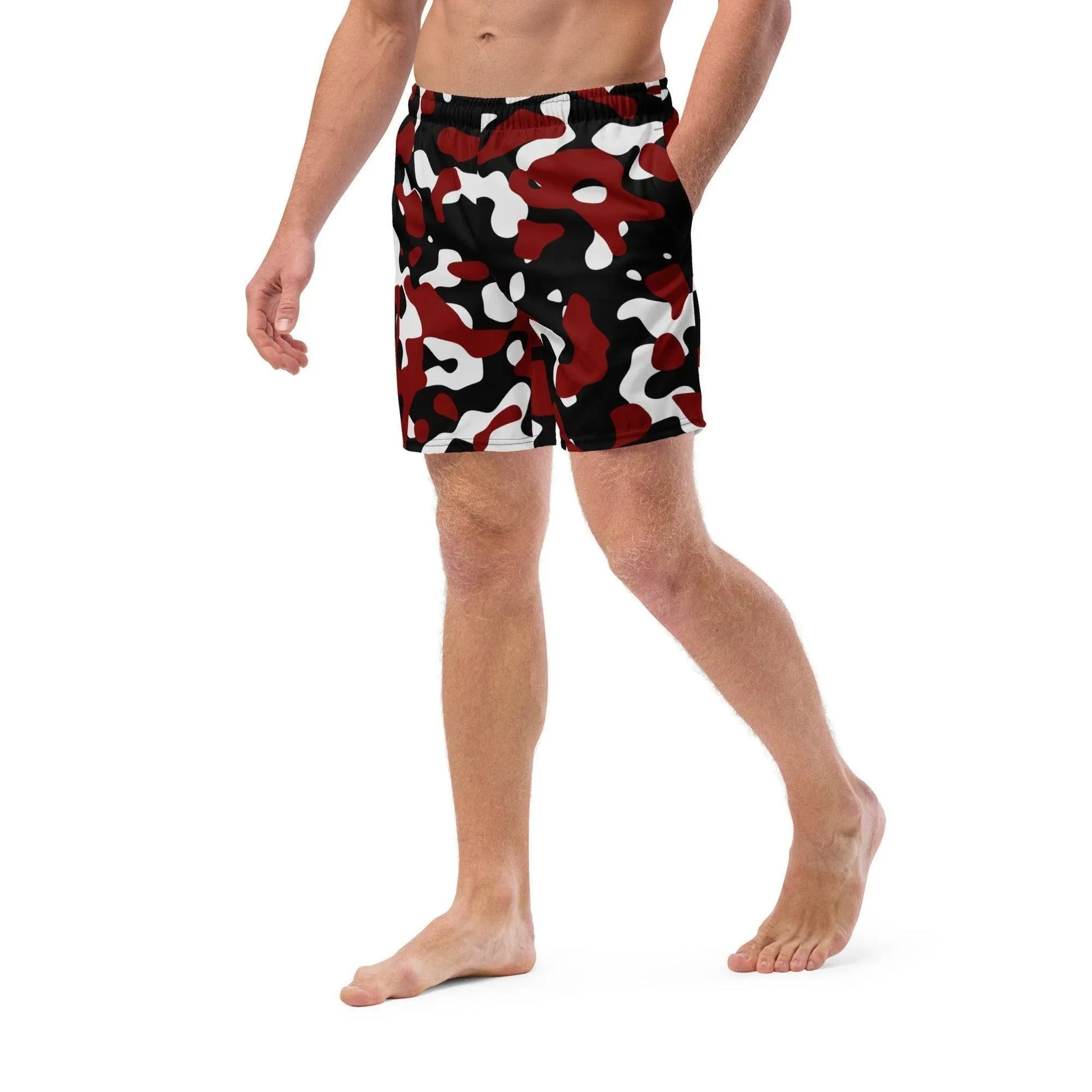 schwarz-rot-weiss-camouflage-herren-badehosen-badehose-jlr-design-3 - JLR Design