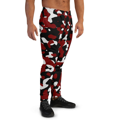 schwarz-rot-weiss-camouflage-herren-jogginghose-jogginghose-jlr-design-1 - JLR Design