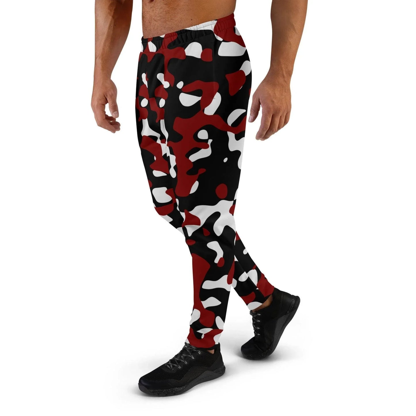 schwarz-rot-weiss-camouflage-herren-jogginghose-jogginghose-jlr-design-3 - JLR Design