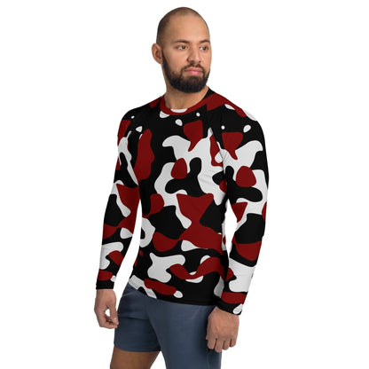 schwarz-rot-weiss-camouflage-herren-rash-guard-rash-guard-jlr-design-3 - JLR Design