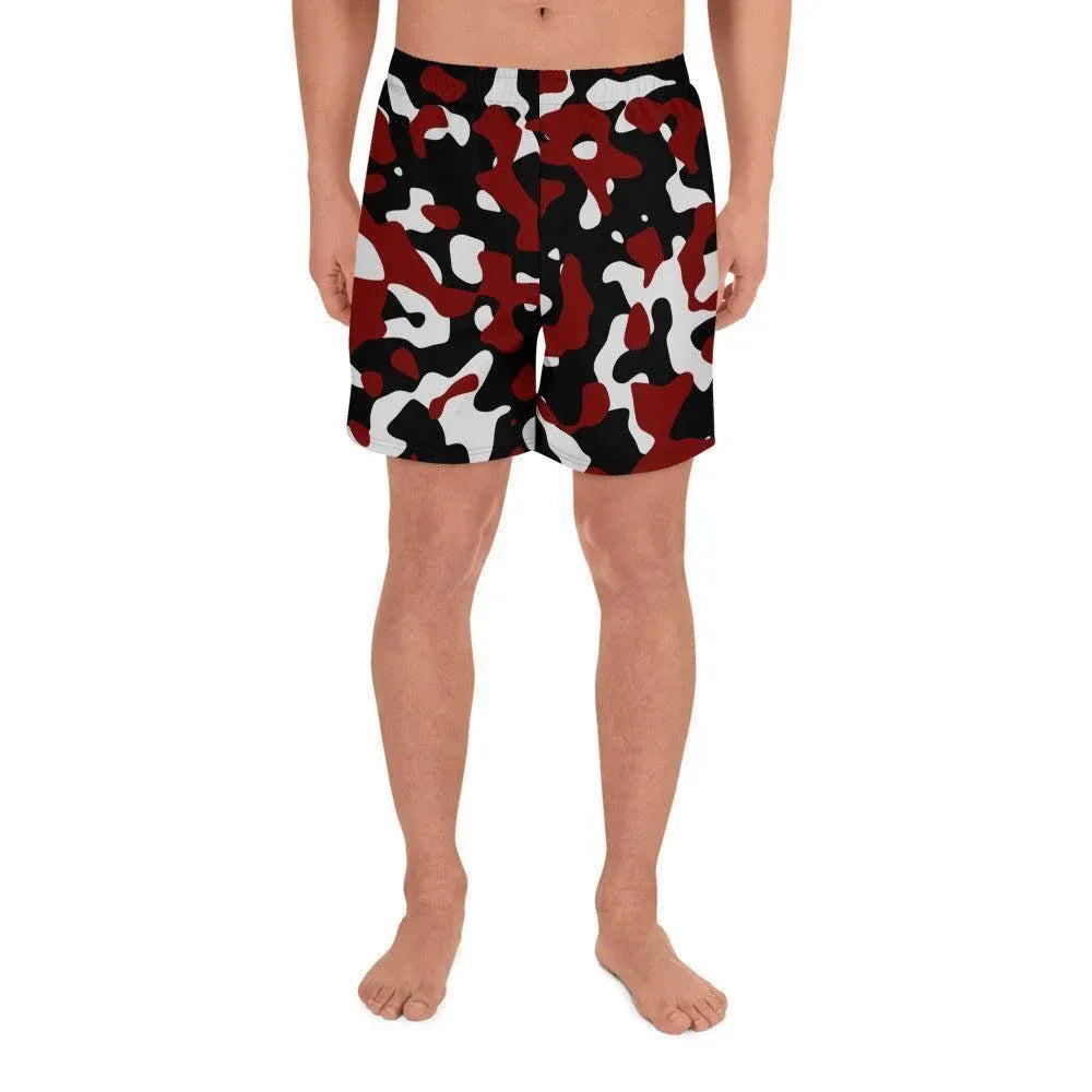 schwarz-rot-weiss-camouflage-herren-sport-shorts-sport-shorts-jlr-design-2 - JLR Design