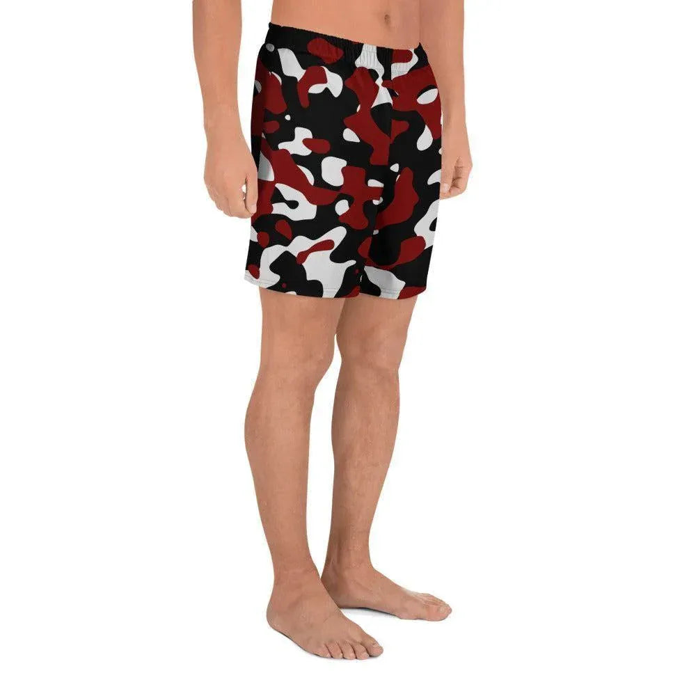 schwarz-rot-weiss-camouflage-herren-sport-shorts-sport-shorts-jlr-design-3 - JLR Design