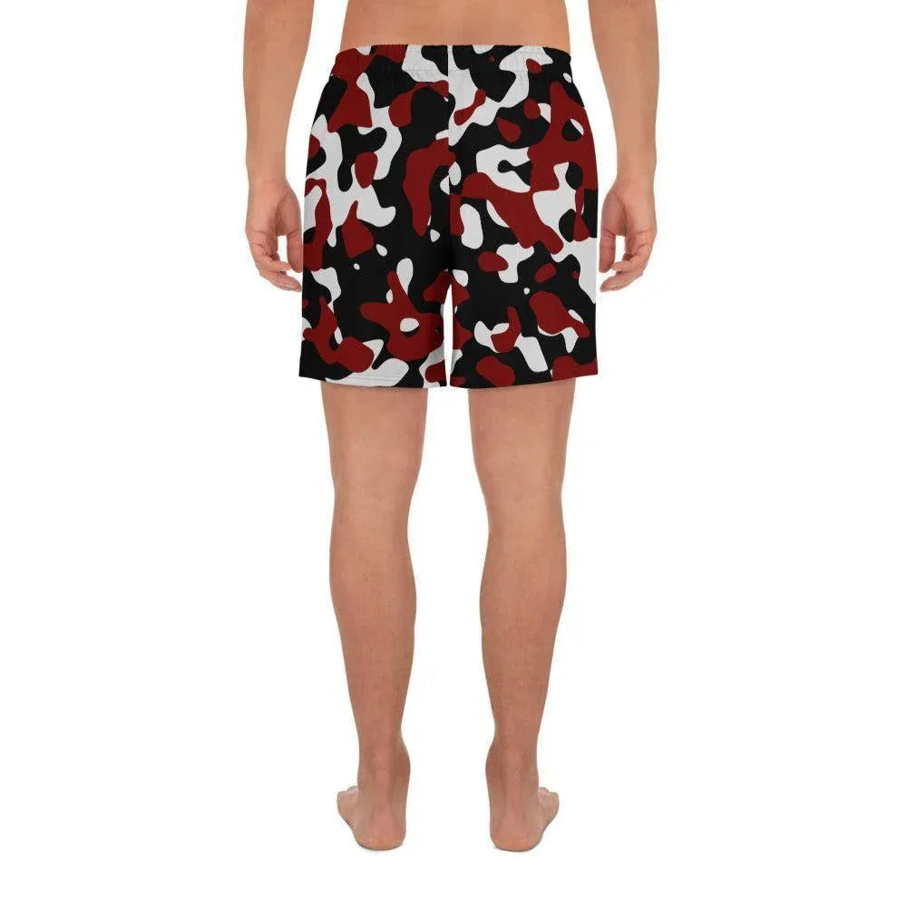 schwarz-rot-weiss-camouflage-herren-sport-shorts-sport-shorts-jlr-design-4 - JLR Design