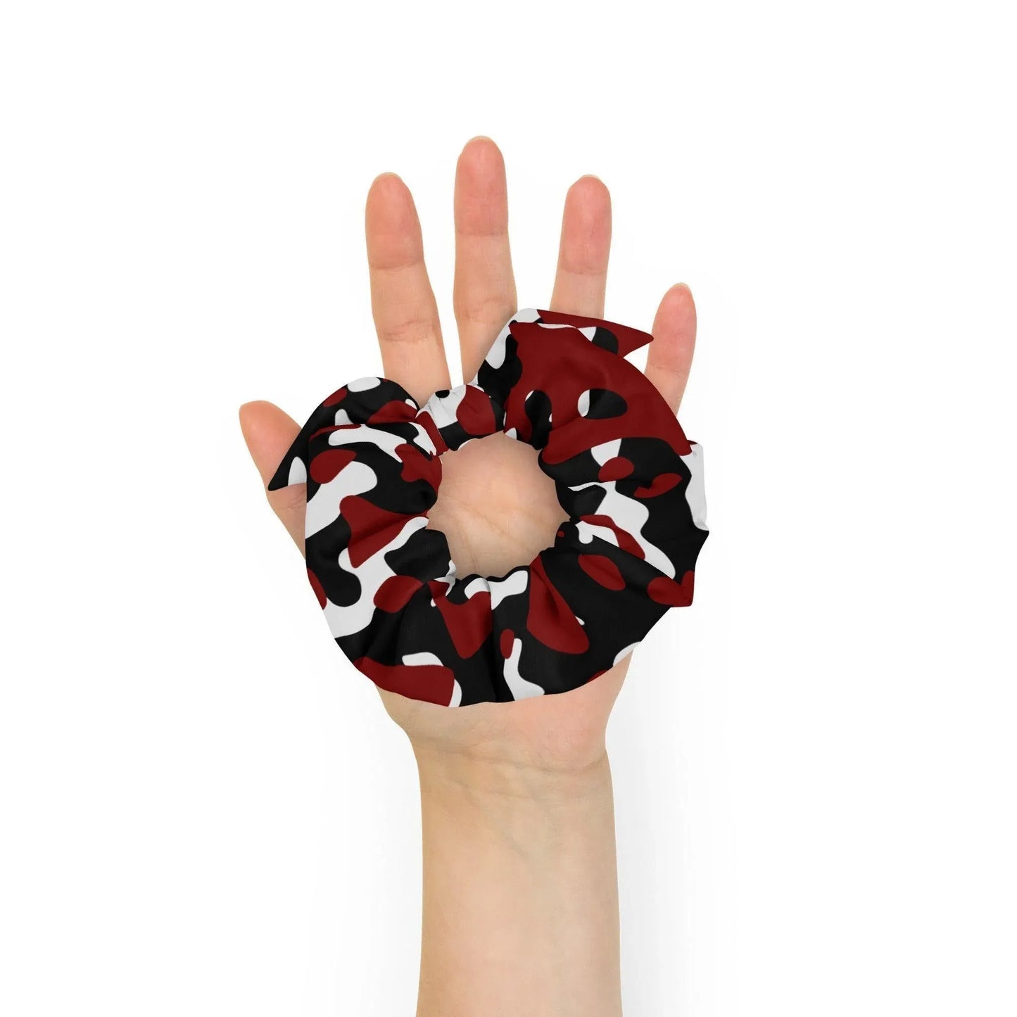 schwarz-rot-weiss-camouflage-scrunchie-scrunchie-jlr-design-3 - JLR Design