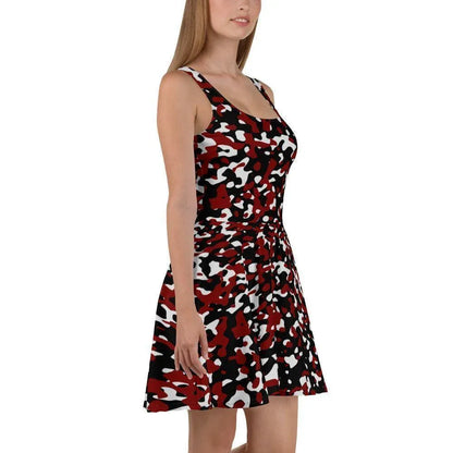 schwarz-rot-weiss-camouflage-skater-kleid-skater-kleid-jlr-design-1 - JLR Design