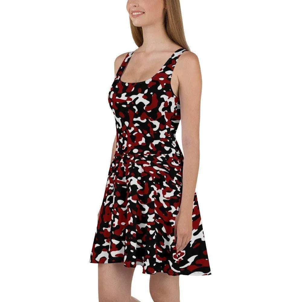 schwarz-rot-weiss-camouflage-skater-kleid-skater-kleid-jlr-design-4 - JLR Design