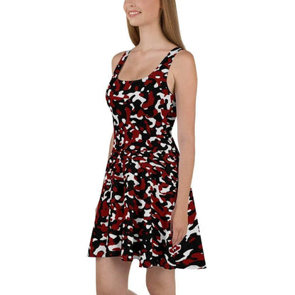schwarz-rot-weiss-camouflage-skater-kleid-skater-kleid-jlr-design-4 - JLR Design
