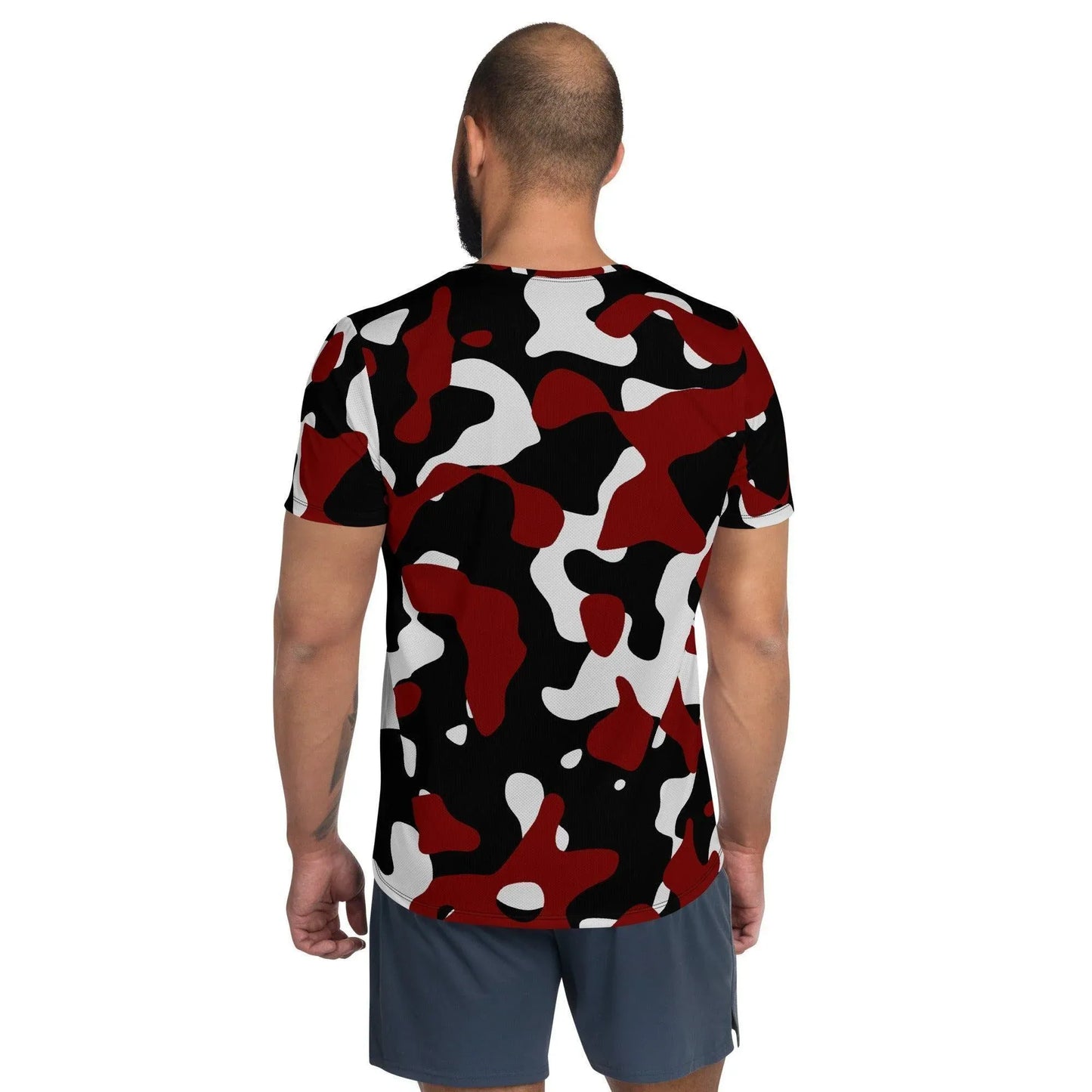 schwarz-rot-weiss-camouflage-sport-t-shirt-fur-herren-sport-t-shirt-jlr-design-2 - JLR Design