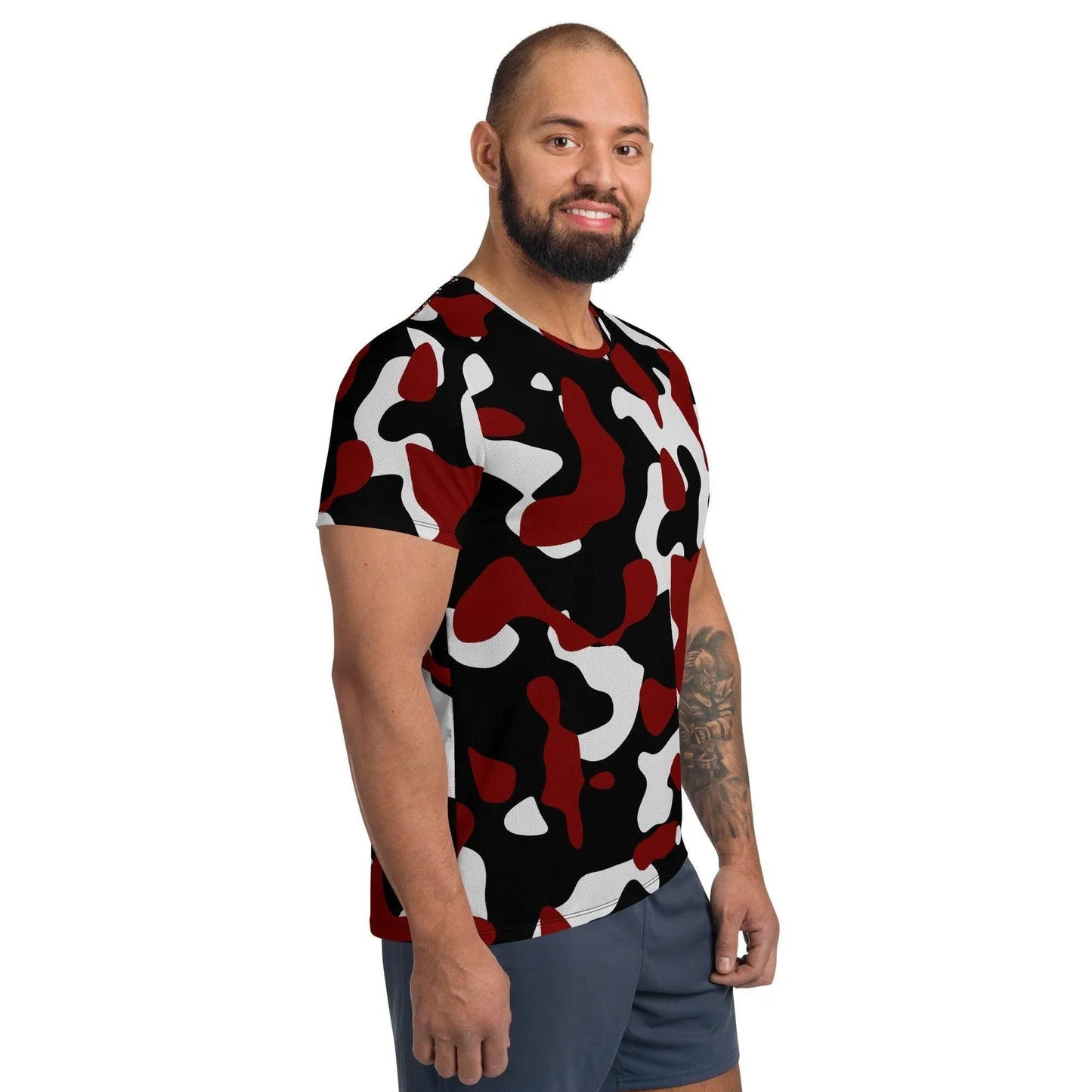 schwarz-rot-weiss-camouflage-sport-t-shirt-fur-herren-sport-t-shirt-jlr-design-3 - JLR Design