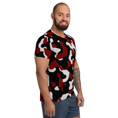 schwarz-rot-weiss-camouflage-sport-t-shirt-fur-herren-sport-t-shirt-jlr-design-3 - JLR Design