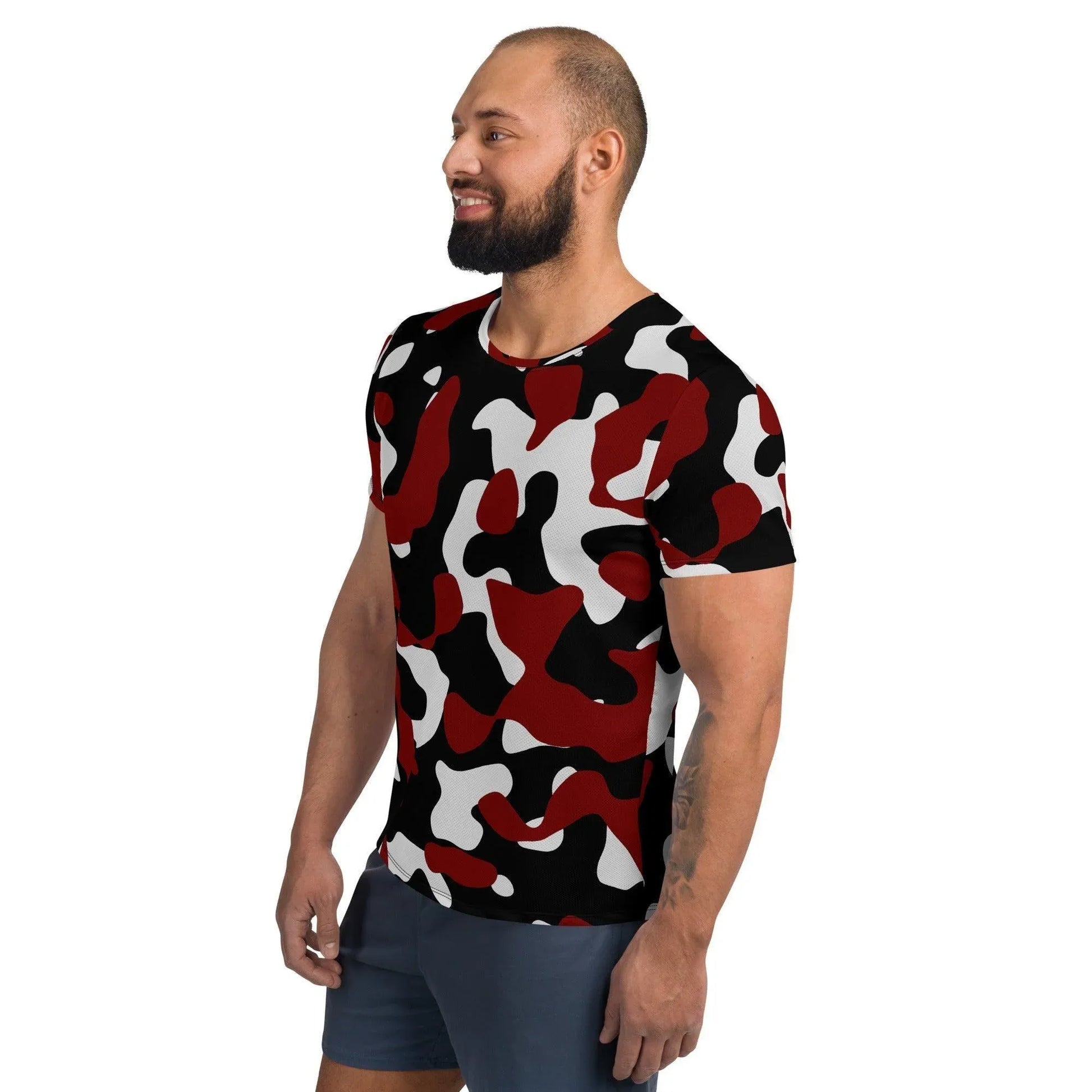 schwarz-rot-weiss-camouflage-sport-t-shirt-fur-herren-sport-t-shirt-jlr-design-4 - JLR Design