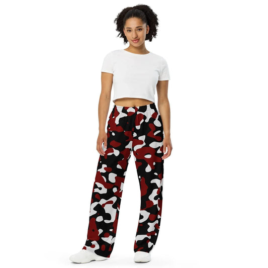 schwarz-rot-weisse-camouflage-hose-mit-weitem-bein-hose-mit-weitem-bein-jlr-design-1 - JLR Design