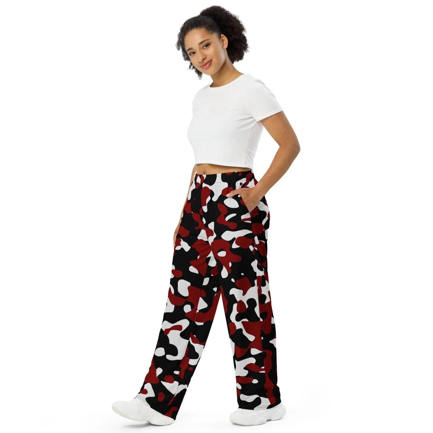 schwarz-rot-weisse-camouflage-hose-mit-weitem-bein-hose-mit-weitem-bein-jlr-design-2 - JLR Design