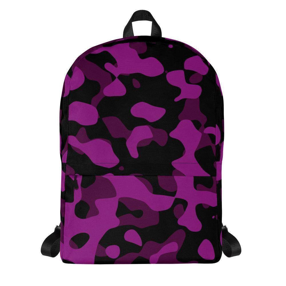 schwarz-violet-camouflage-mittelgrosser-rucksack-rucksack-jlr-design-4 - JLR Design