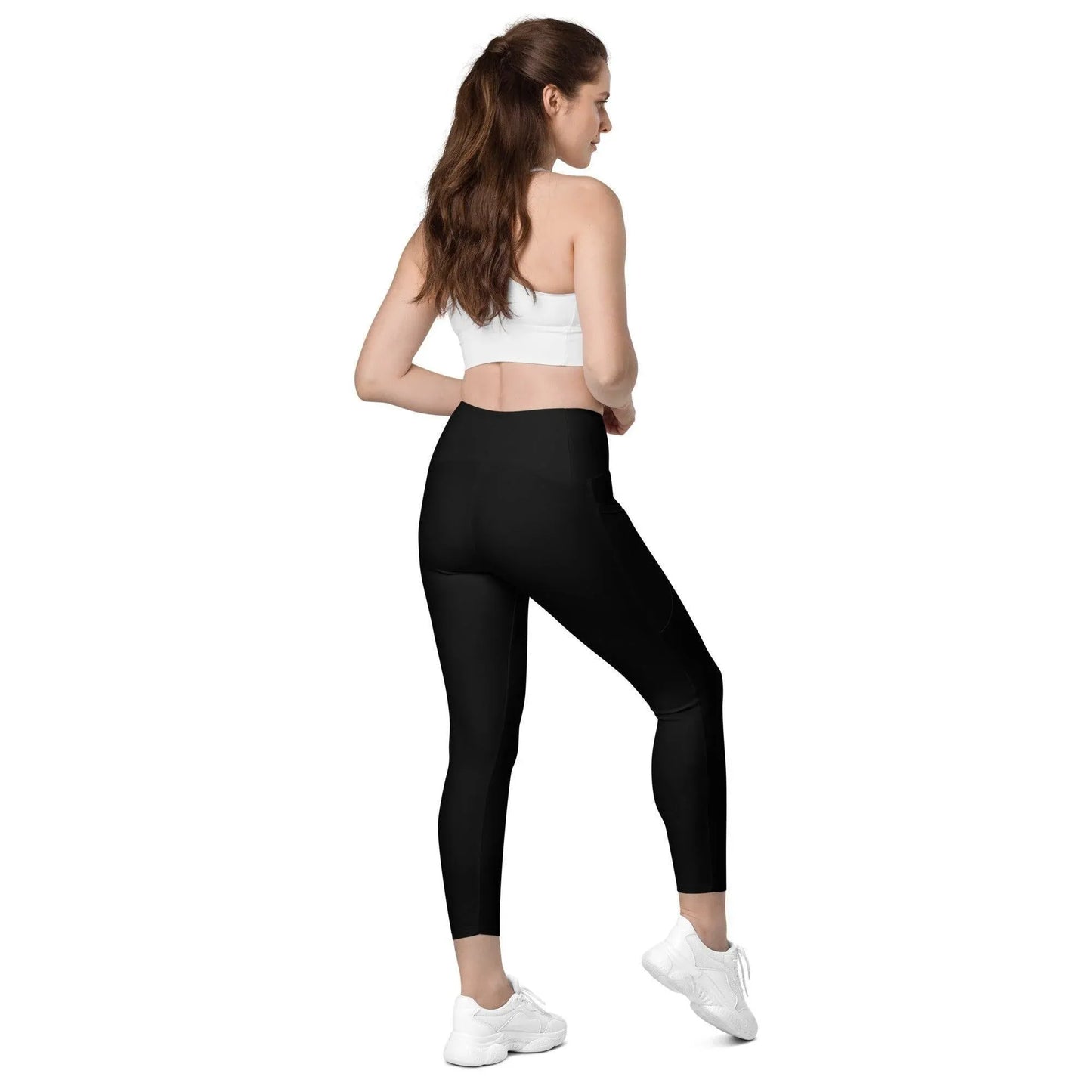 schwarze-damen-v-bund-leggings-mit-taschen-v-bund-leggings-jlr-design-8 - JLR Design