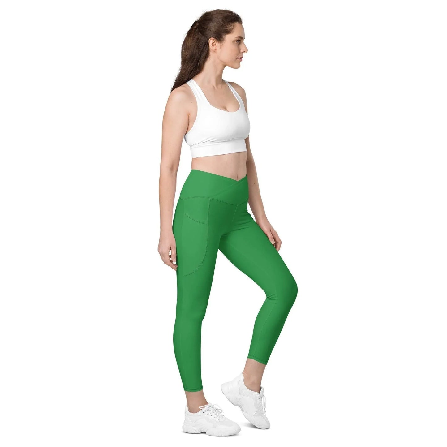 sea-green-damen-v-bund-leggings-mit-taschen-v-bund-leggings-jlr-design-2 - JLR Design
