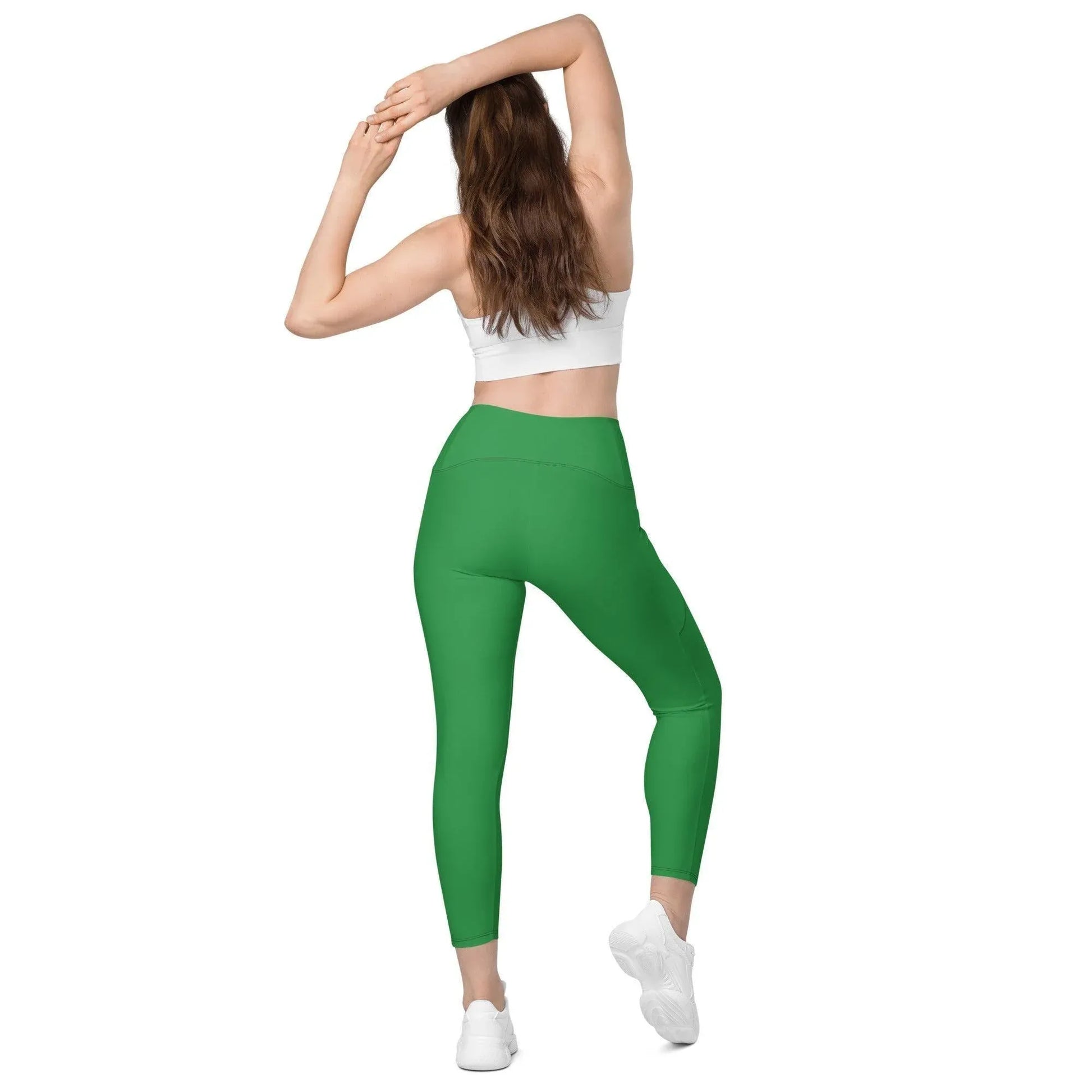 sea-green-damen-v-bund-leggings-mit-taschen-v-bund-leggings-jlr-design-4 - JLR Design
