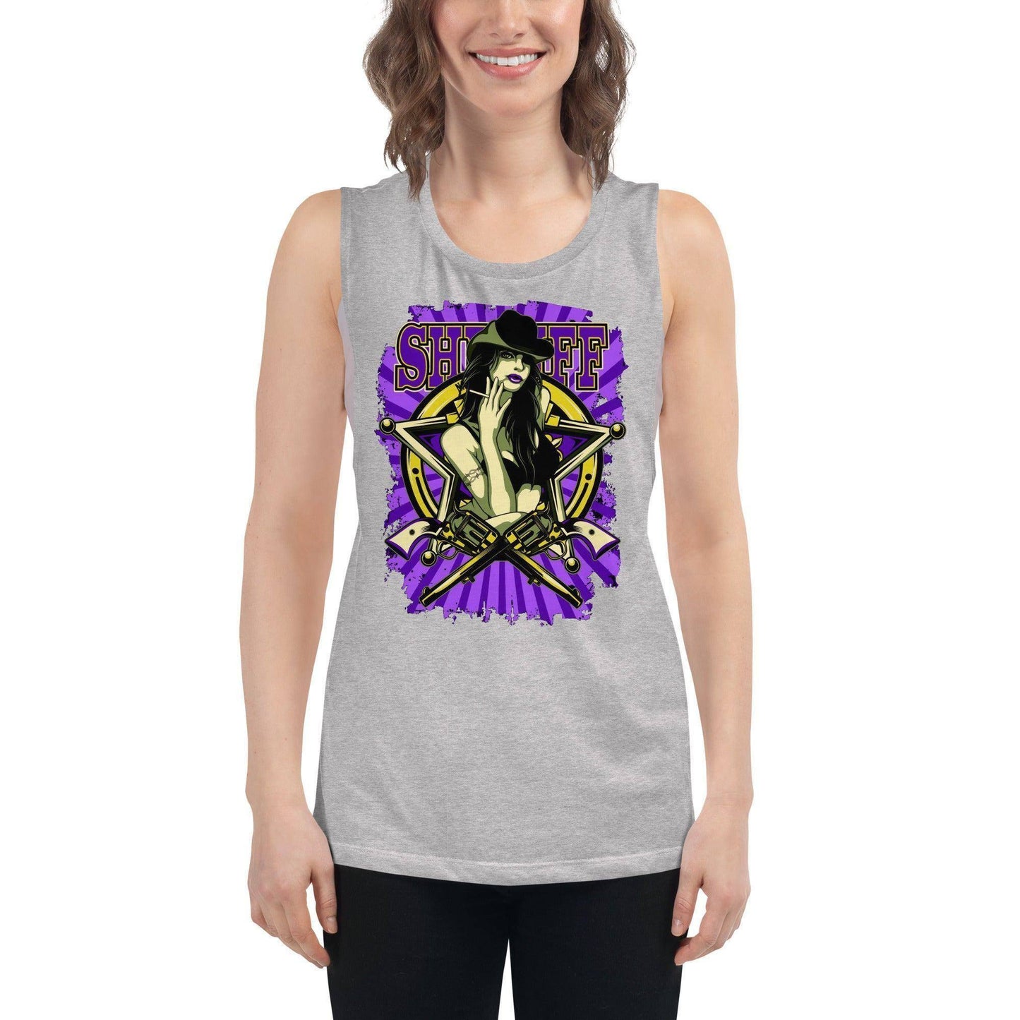 sheriff-damen-tank-top-tank-top-jlr-design-1 - JLR Design