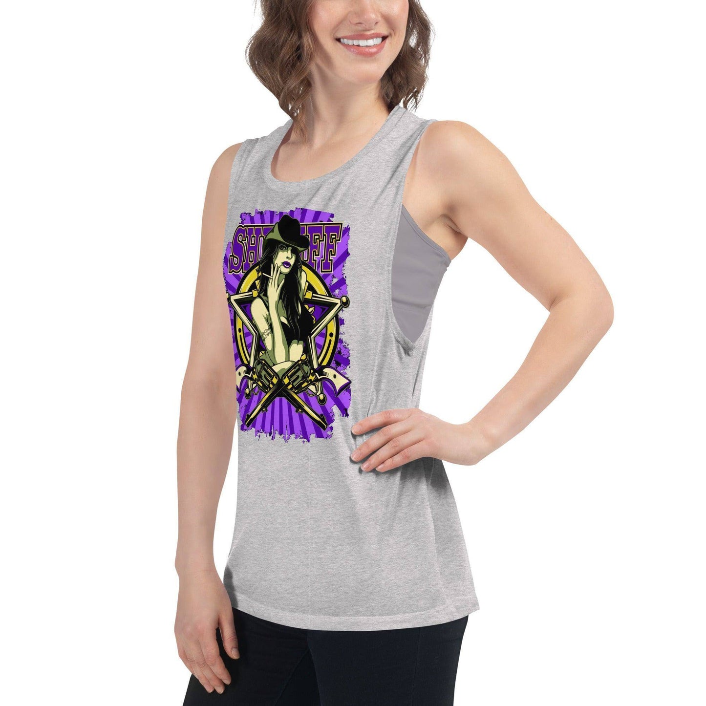 sheriff-damen-tank-top-tank-top-jlr-design-11 - JLR Design