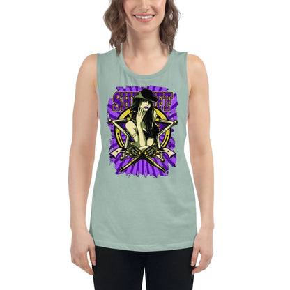 sheriff-damen-tank-top-tank-top-jlr-design-13 - JLR Design