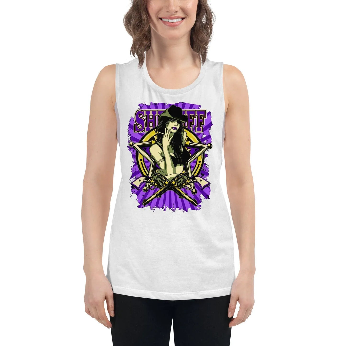 sheriff-damen-tank-top-tank-top-jlr-design-16 - JLR Design